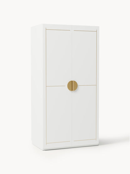Denvelt Modular Hinged-Door Wardrobe, 100 cm Wide, in Various Sizes