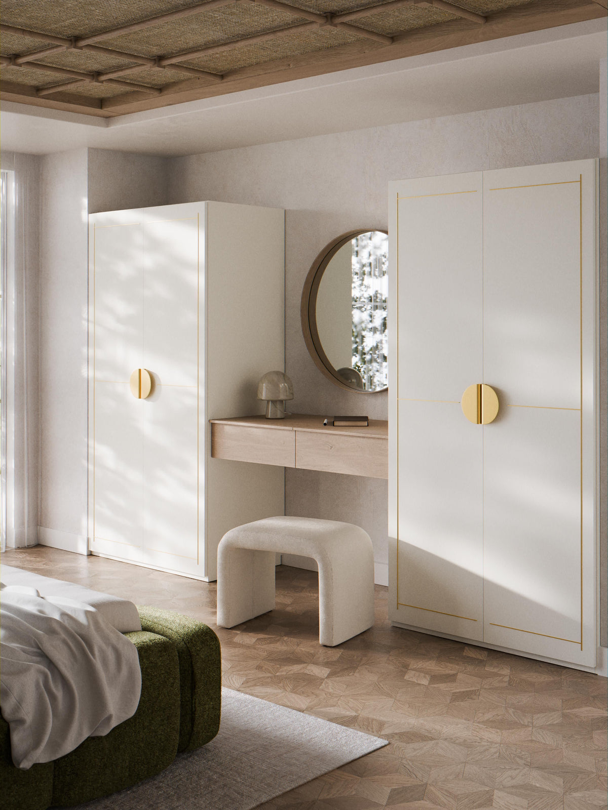 Denvelt Modular Hinged-Door Wardrobe, 100 cm Wide, in Various Sizes