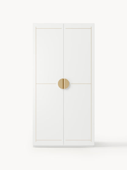 Denvelt Modular Hinged-Door Wardrobe, 100 cm Wide, in Various Sizes