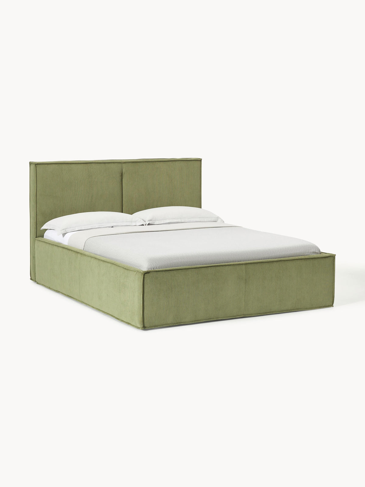 Drenhardt Corduroy Upholstered Bed with Storage