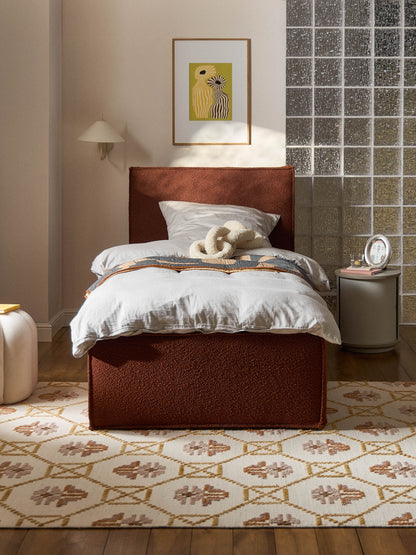 Drenhardt Single Bed in Bouclé