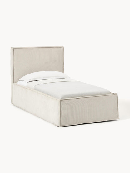 Drenhardt Single Bed in Corduroy