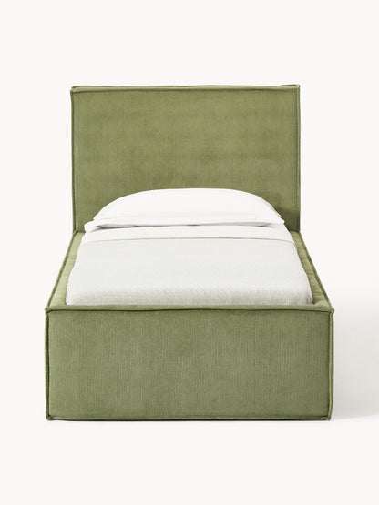 Drenhardt Single Bed in Corduroy