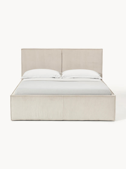 Drenhardt Upholstered Corduroy Bed