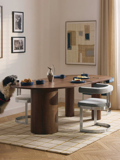 Dunbeke Oval Oak Dining Table, in Various Sizes
