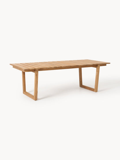 Eikrode Teak Wood Garden Table, 229 x 100 cm