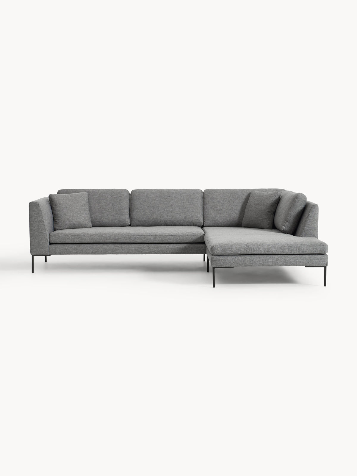 Emmroden Corner Sofa with Metal Legs