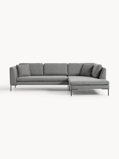 Emmroden Corner Sofa with Metal Legs