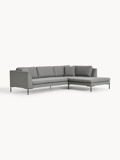 Emmroden Corner Sofa with Metal Legs