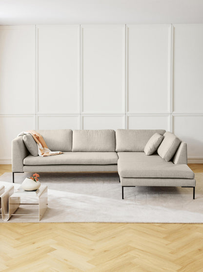 Emmroden Corner Sofa with Metal Legs