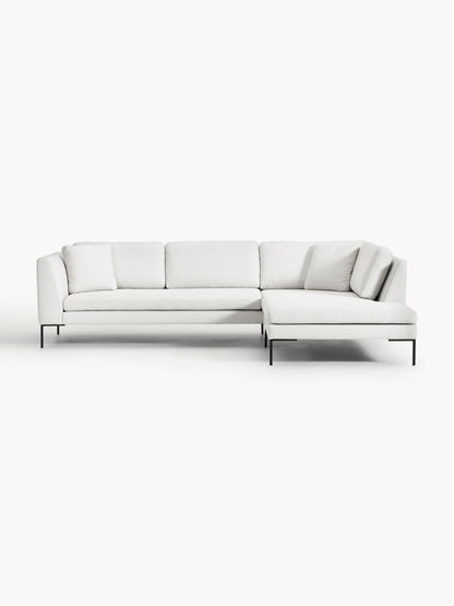 Emmroden Corner Sofa with Metal Legs