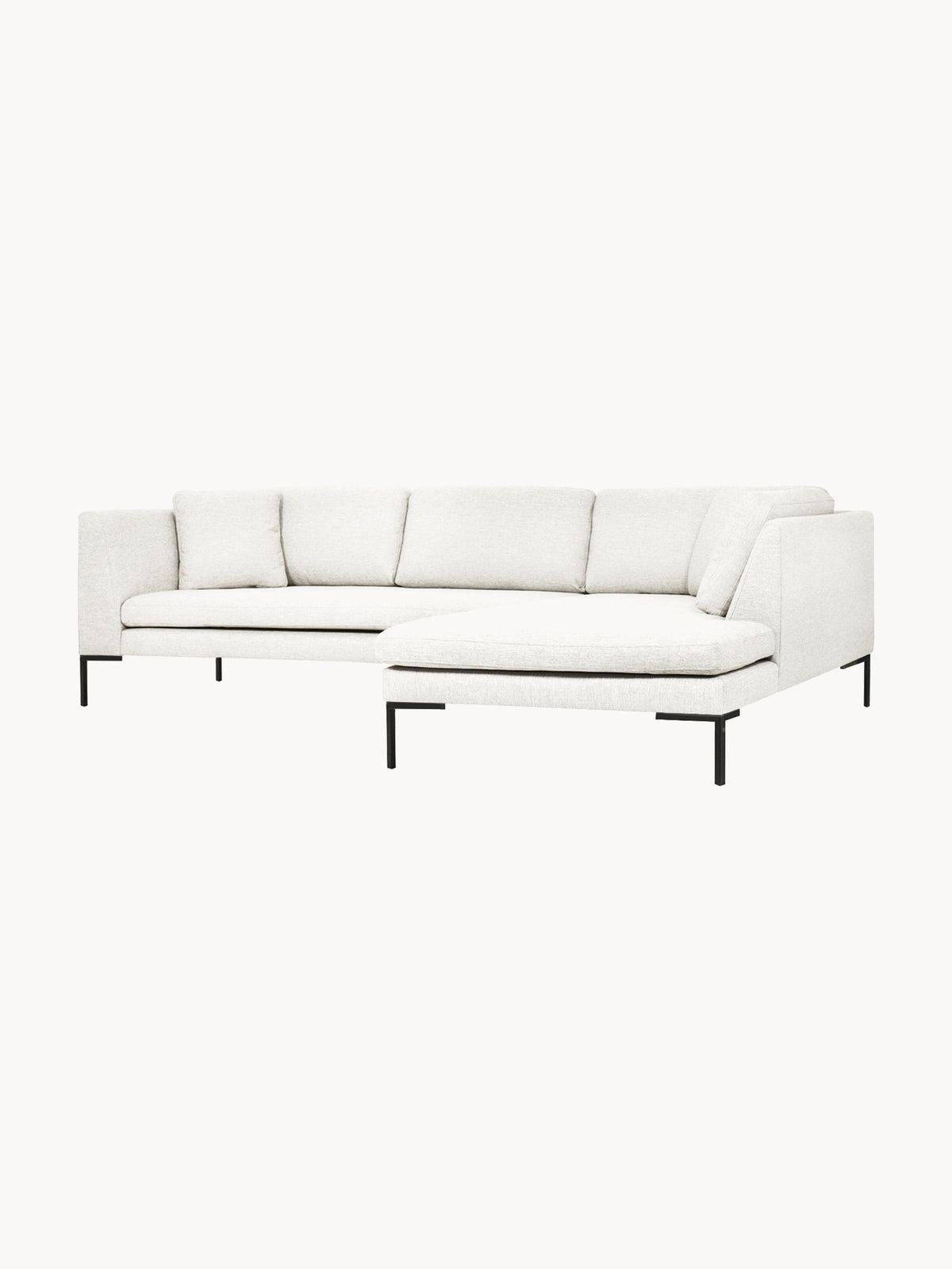 Emmroden Corner Sofa with Metal Legs