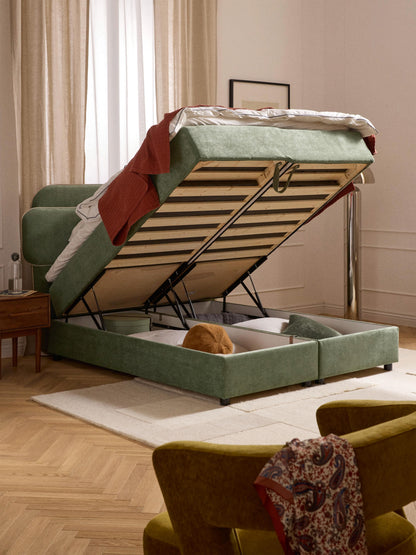 Enrikamp Box Spring Storage Bed