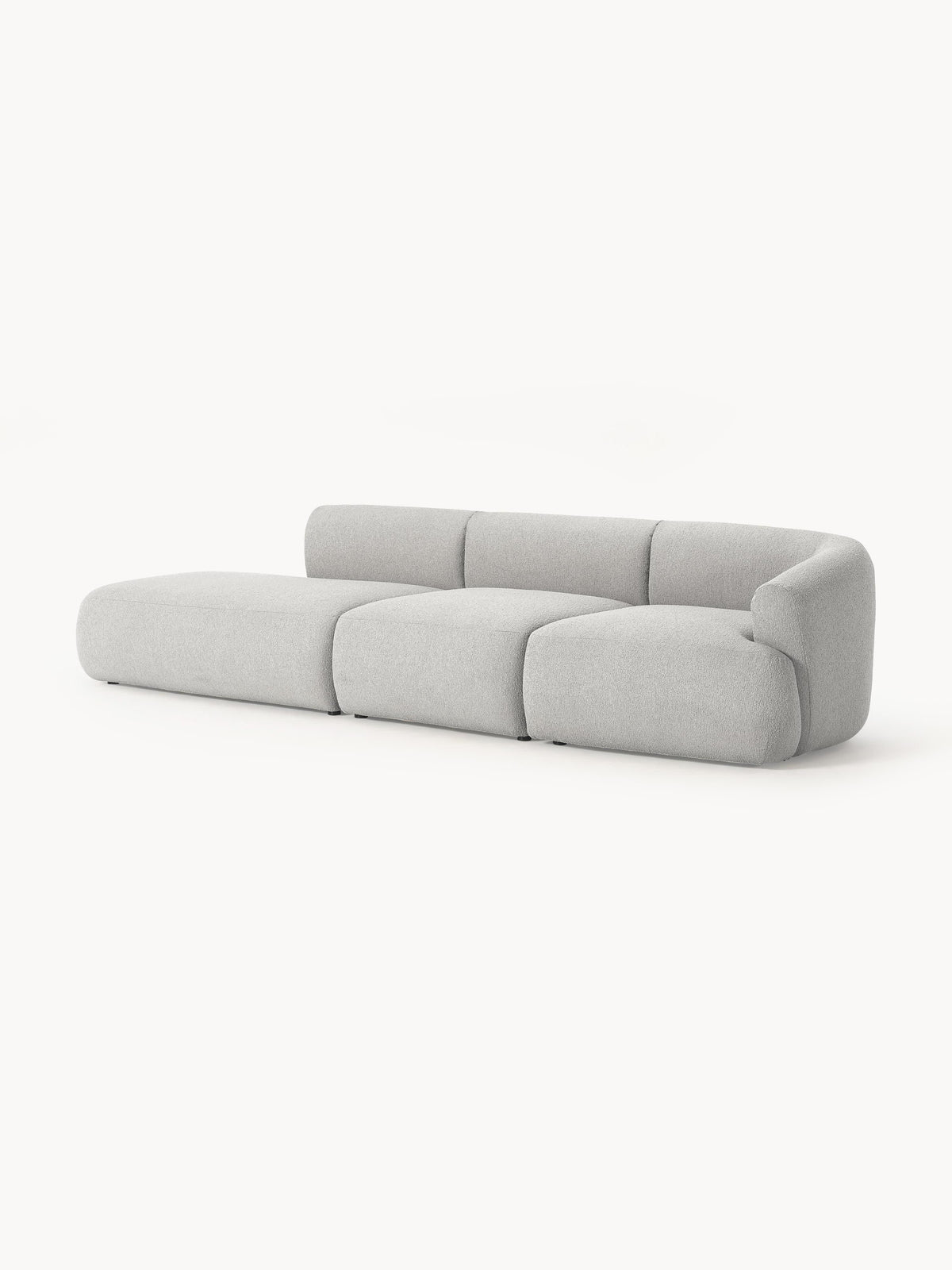 Fiorbach 2-Seater Modular Bouclé Chaise