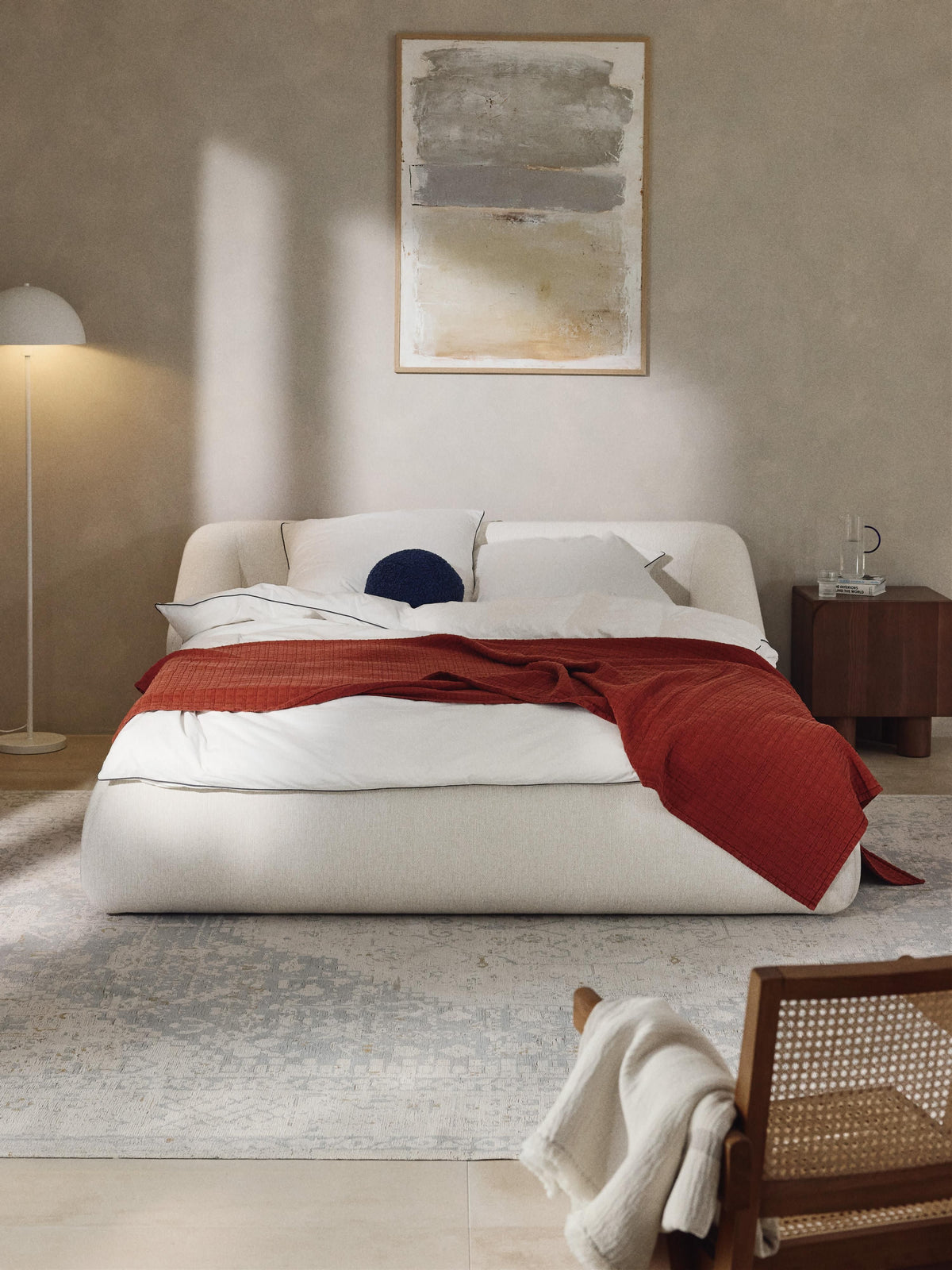 Fiorbach Bed, Upholstered