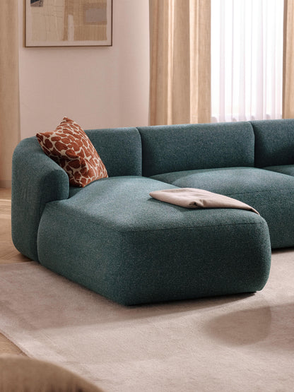 Fiorbach Chaise Corner Module in Bouclé