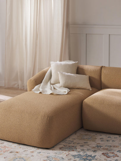 Fiorbach Chaise Corner Module in Bouclé