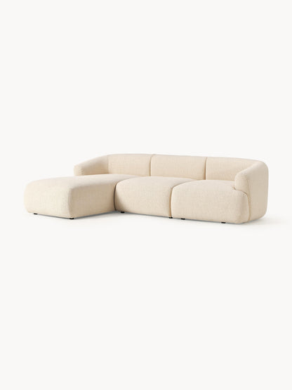 Fiorbach Modular Corner Sofa (3-Seater) in Bouclé