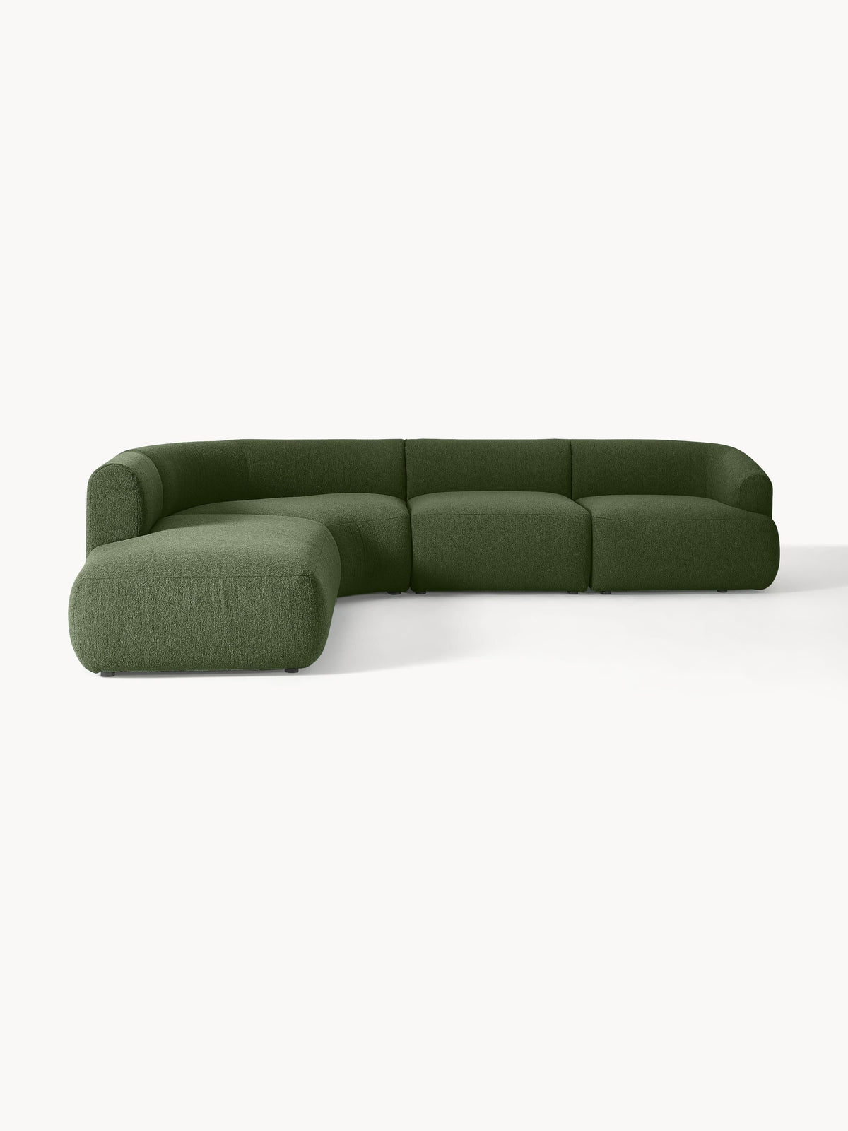 Fiorbach Modular Corner Sofa in Bouclé (4-Seater)