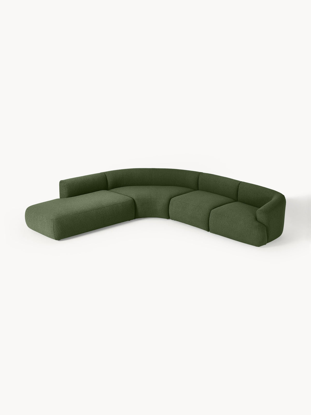 Fiorbach Modular Corner Sofa in Bouclé (4-Seater)