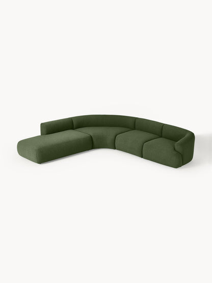 Fiorbach Modular Corner Sofa in Bouclé (4-Seater)