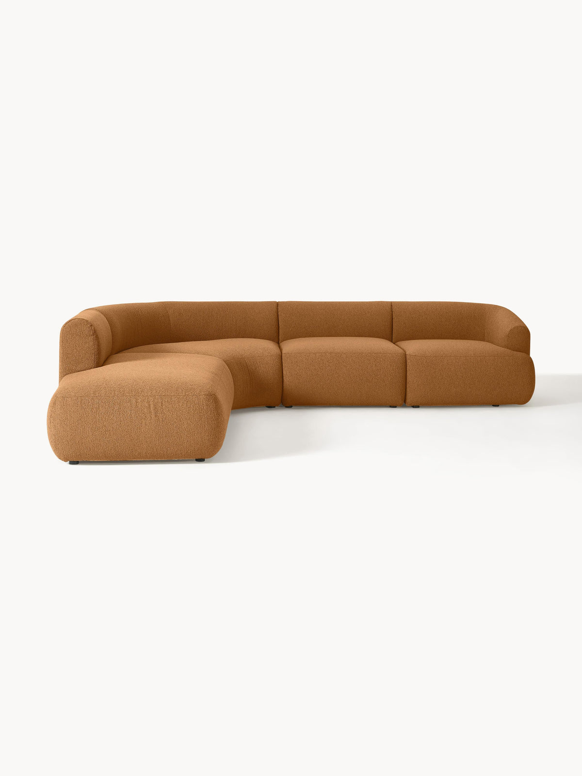 Fiorbach Modular Corner Sofa in Bouclé (4-Seater)