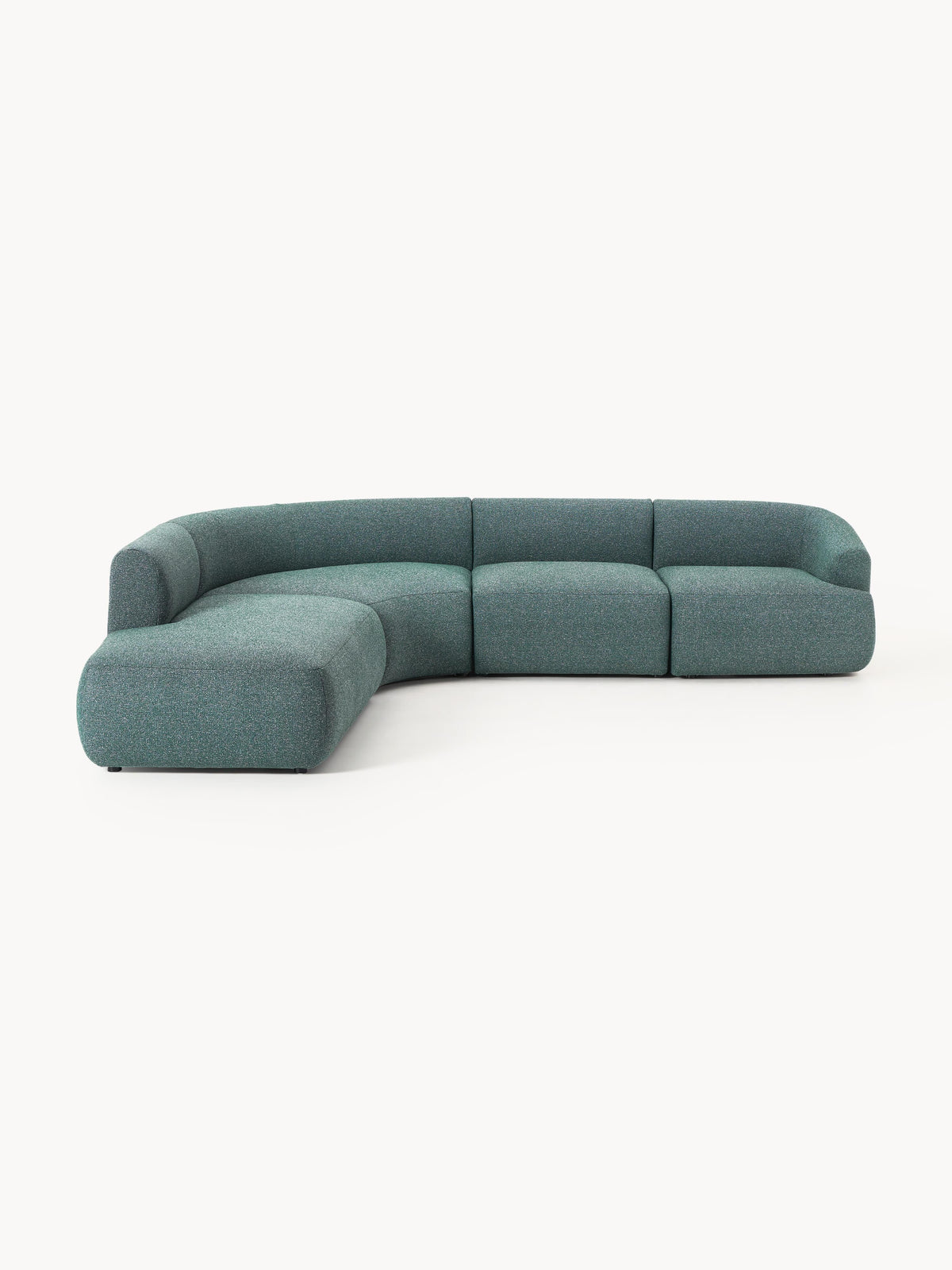 Fiorbach Modular Corner Sofa in Bouclé (4-Seater)
