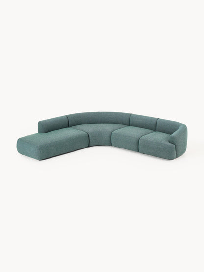 Fiorbach Modular Corner Sofa in Bouclé (4-Seater)