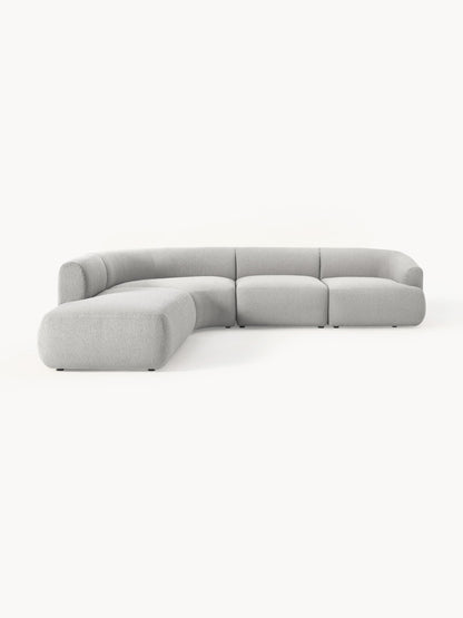 Fiorbach Modular Corner Sofa in Bouclé (4-Seater)