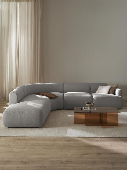 Fiorbach Modular Corner Sofa in Bouclé (4-Seater)