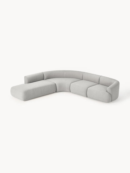 Fiorbach Modular Corner Sofa in Bouclé (4-Seater)