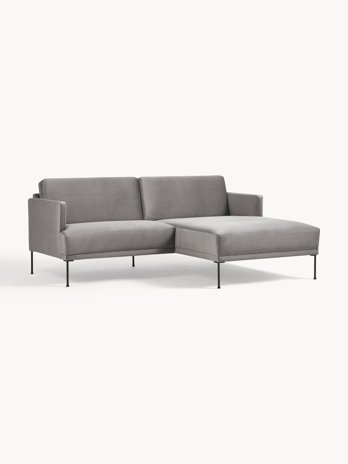 Fluhagen Small Corner Sofa in Velvet