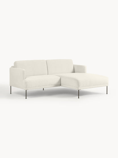 Fluhagen Small Teddy Fabric Corner Sofa