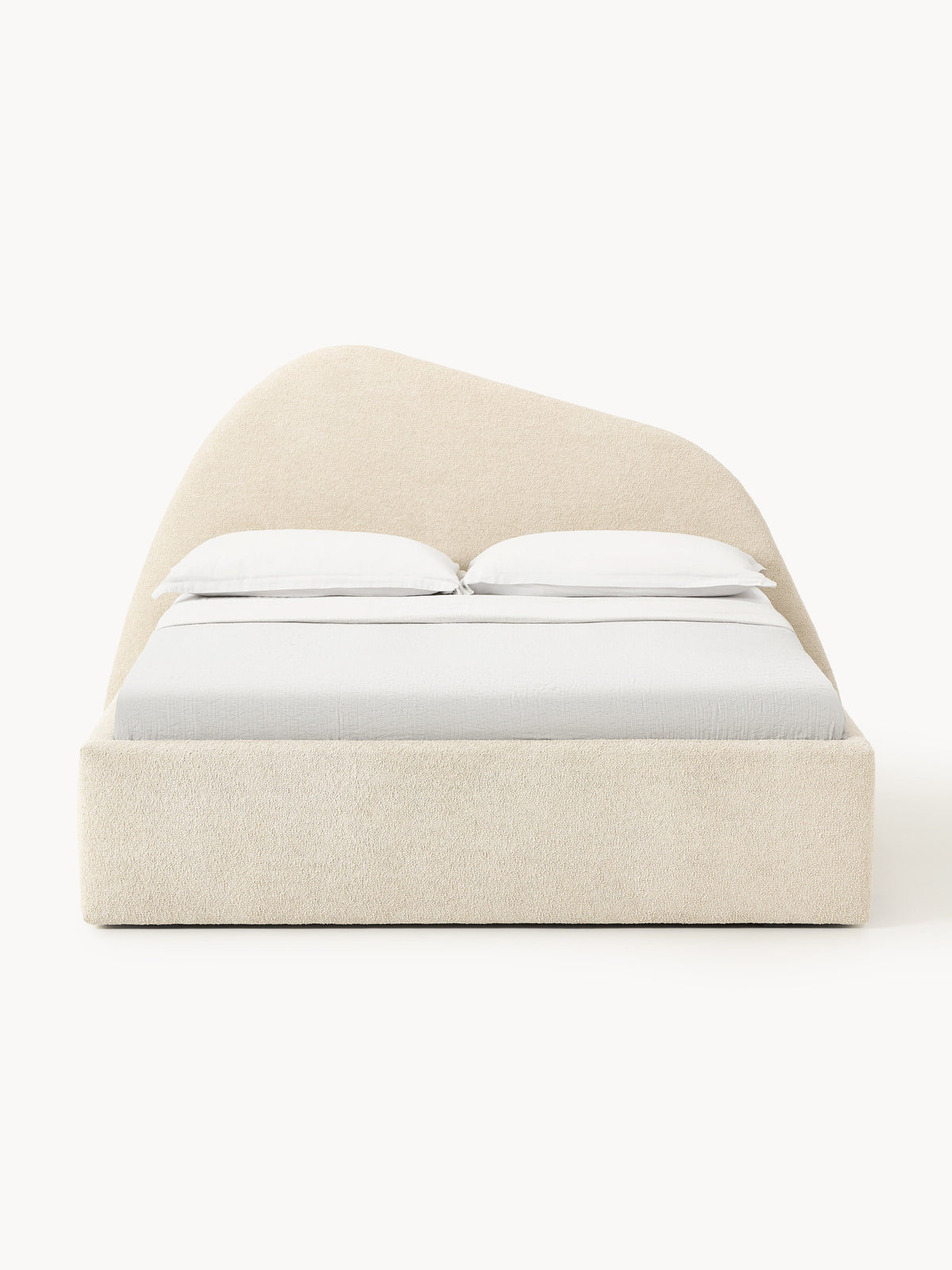 Garbrecht Bouclé Bed, Upholstered