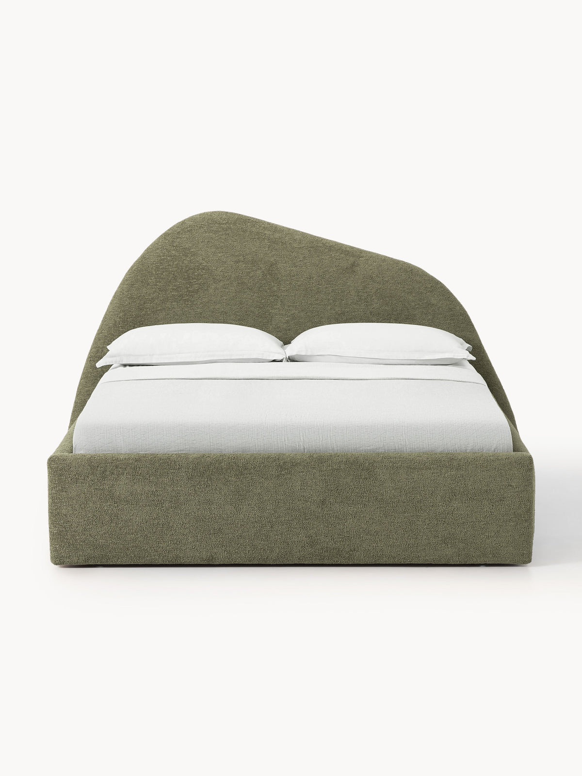 Garbrecht Bouclé Bed, Upholstered