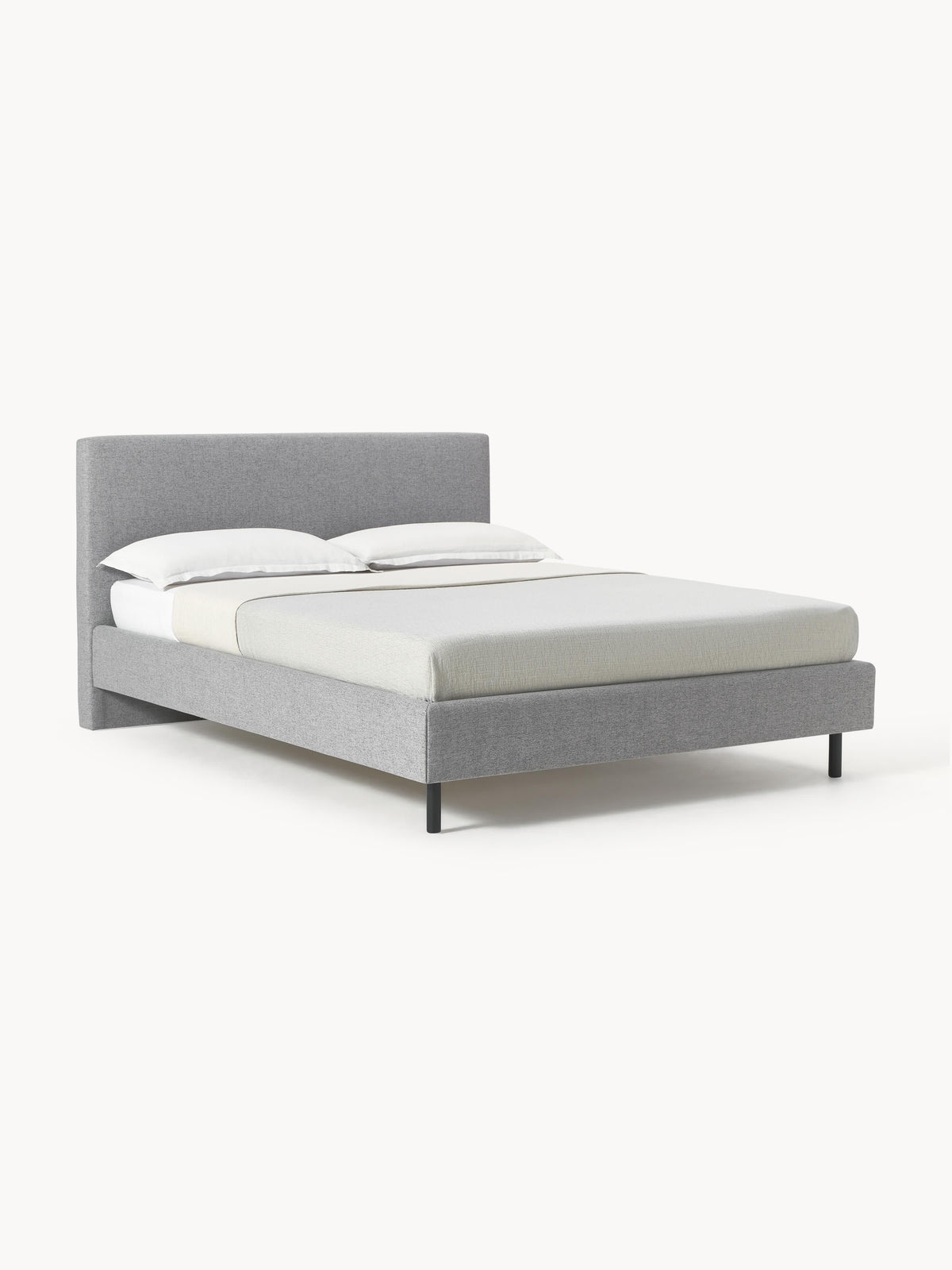 Giulhoff Upholstered Bed with Wooden Feet