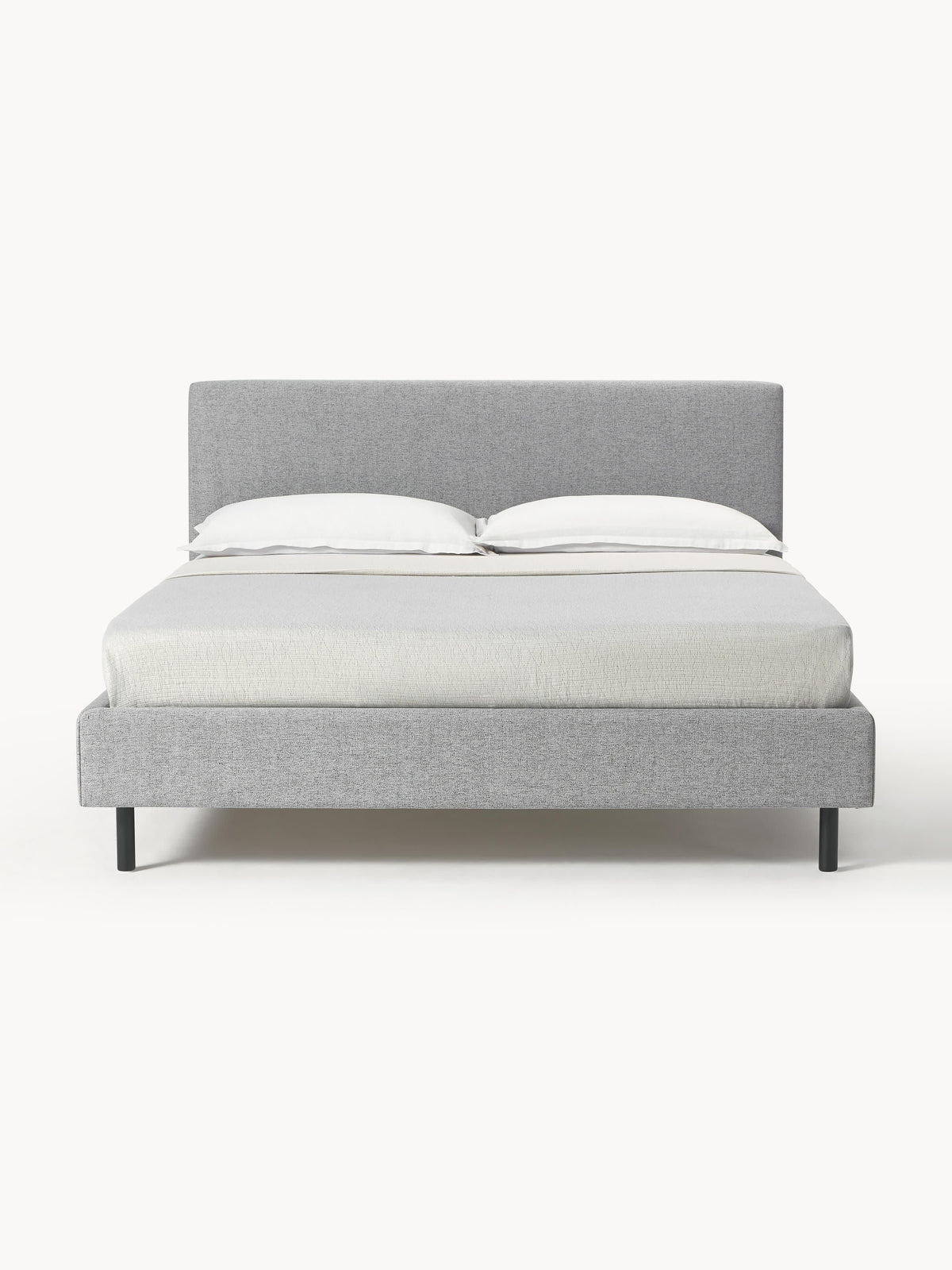 Giulhoff Upholstered Bed with Wooden Feet