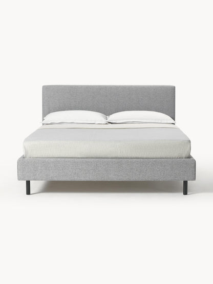 Giulhoff Upholstered Bed with Wooden Feet
