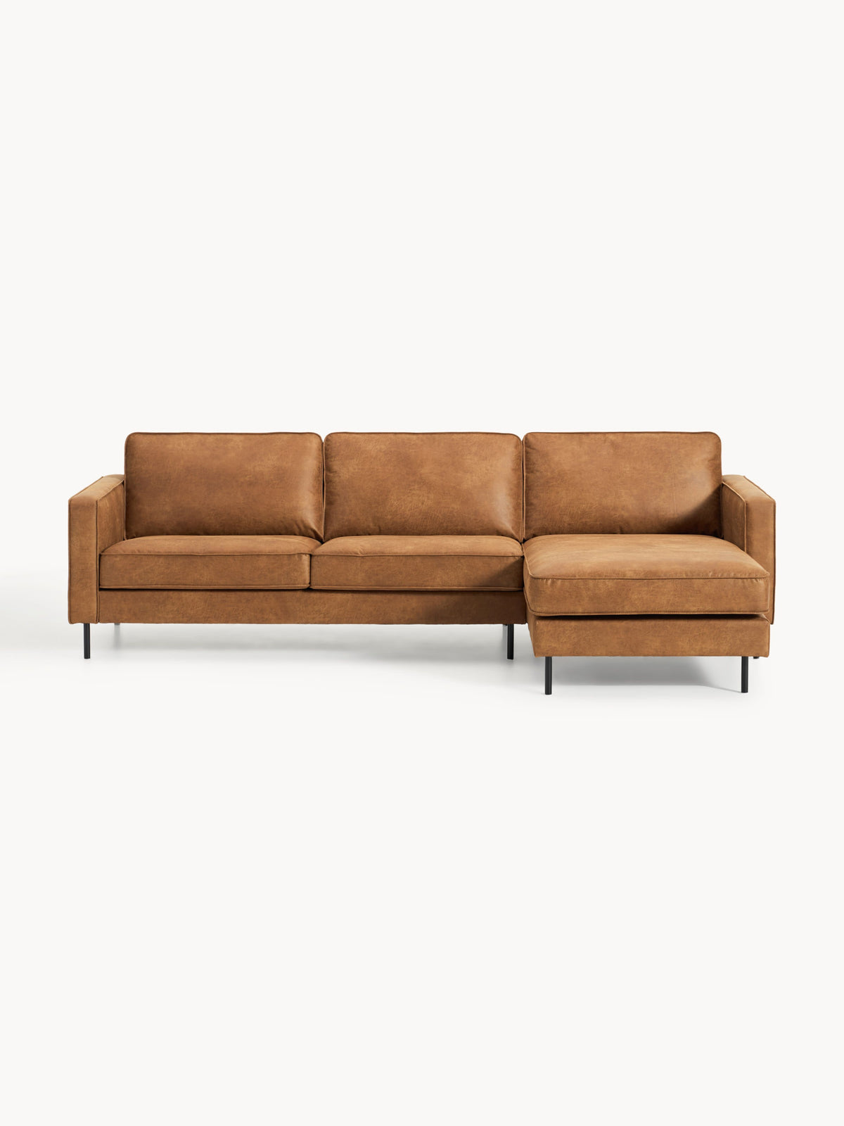 Huntzell Corner Sofa (3-Seater) in Leather