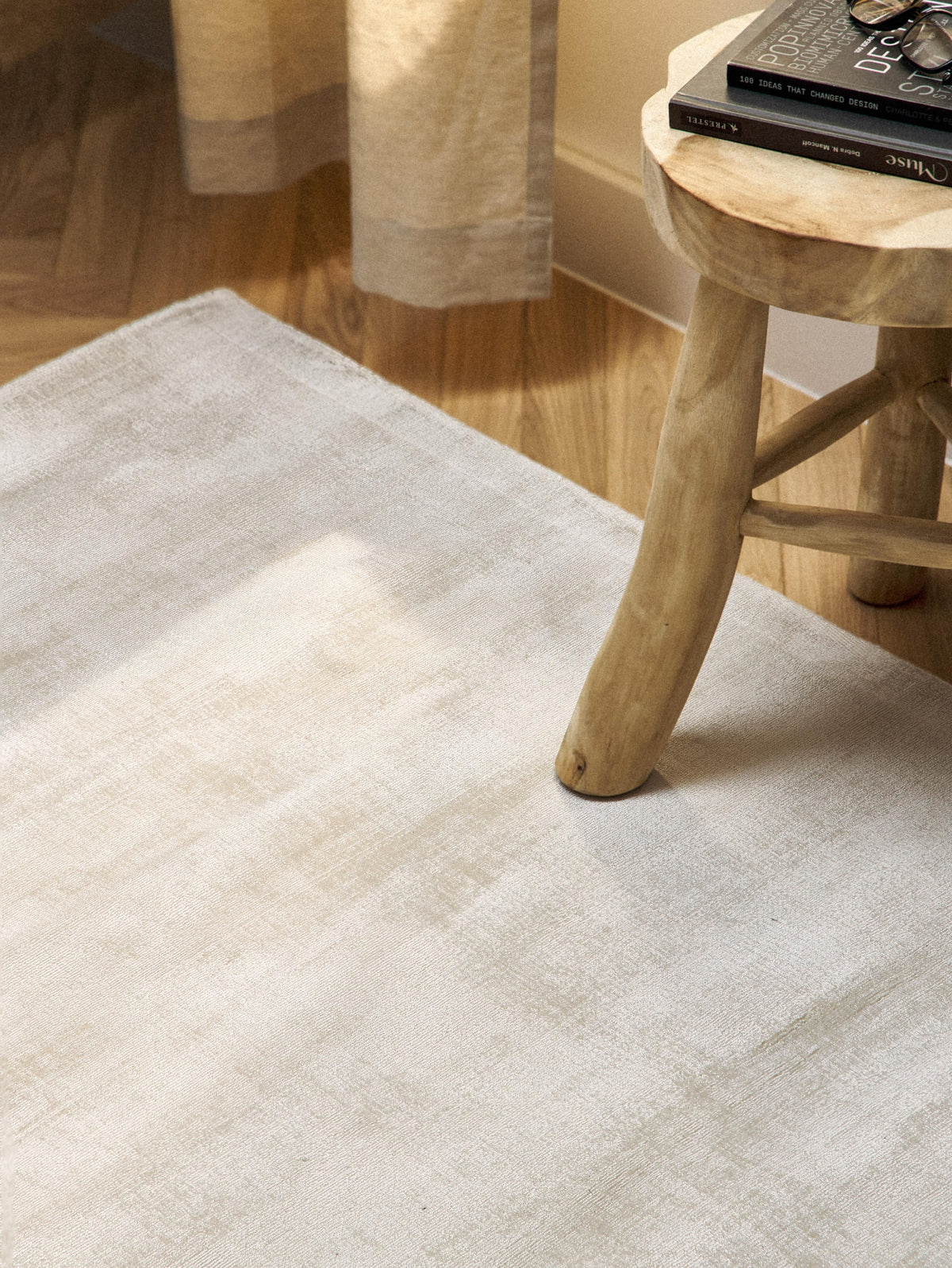 Janroth Viscose Rug, Hand-Woven