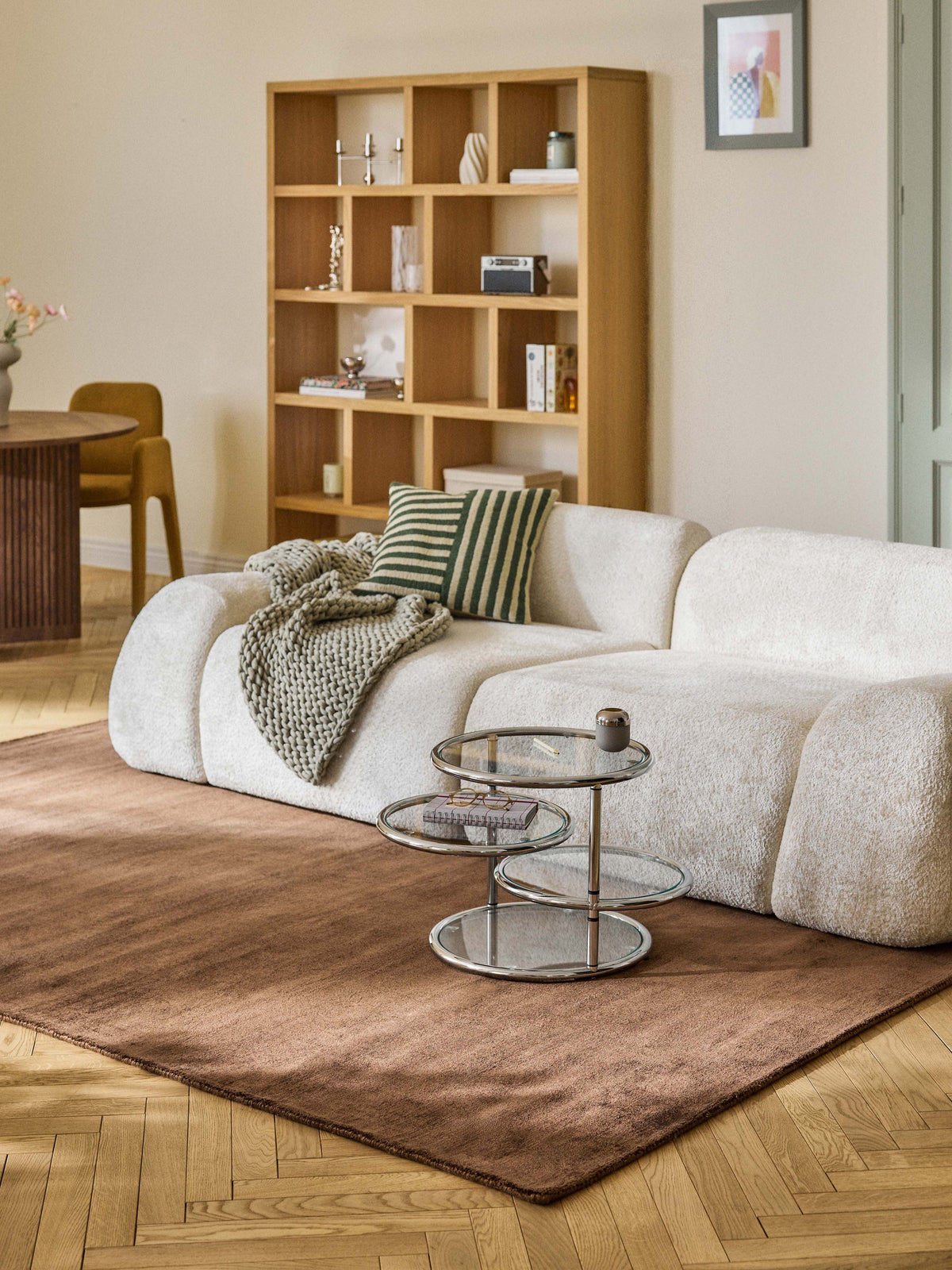 Janroth Viscose Rug, Hand-Woven