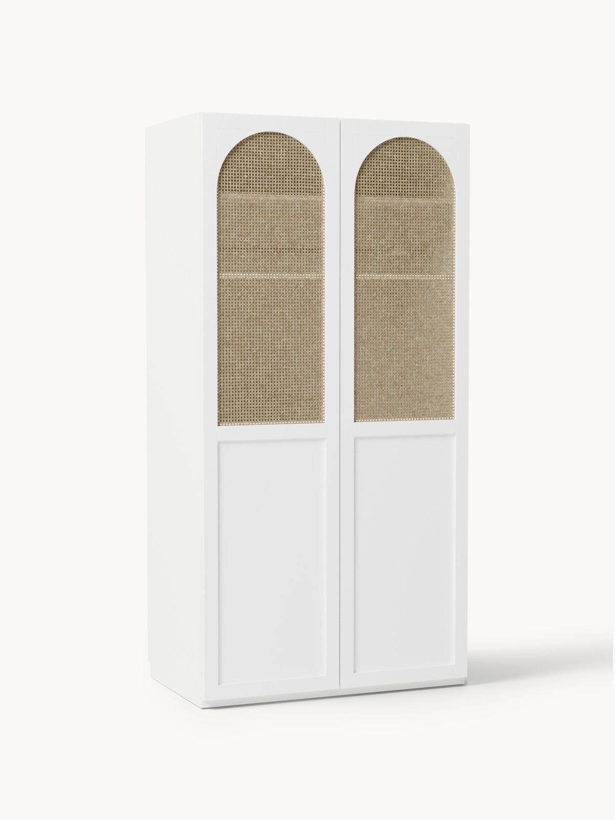 Jeanmoor Modular Hinged-Door Wardrobe, 100 cm Wide, in Various Sizes