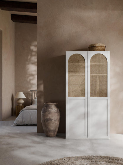 Jeanmoor Modular Hinged-Door Wardrobe, 100 cm Wide, in Various Sizes