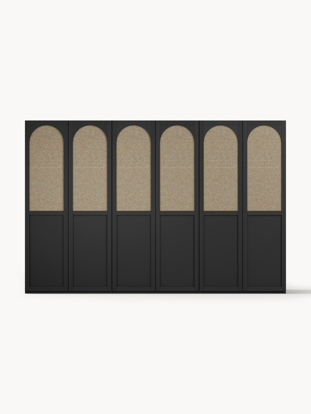 Jeanmoor Modular Hinged-Door Wardrobe, 300 cm Wide, in Various Sizes