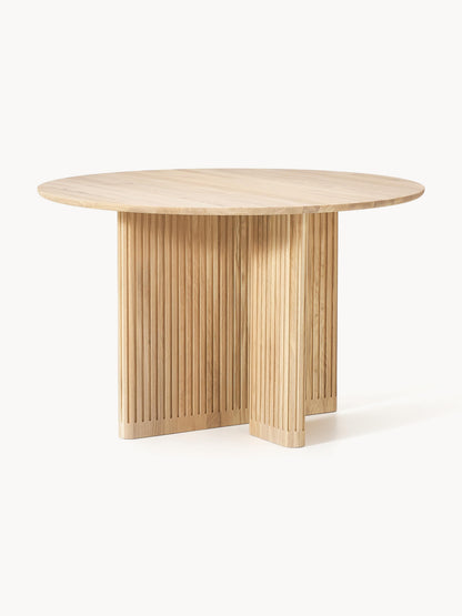 Jolkerken Round Oak Dining Table, Ø 120 cm