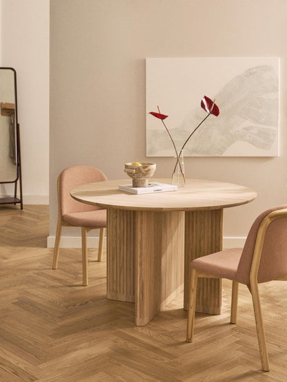 Jolkerken Round Oak Dining Table, Ø 120 cm