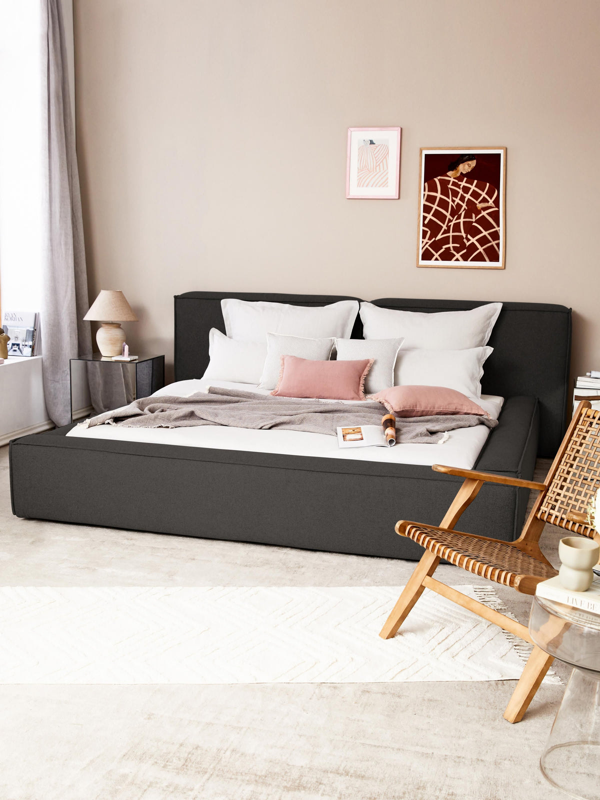 Lenfeld Bed, Upholstered