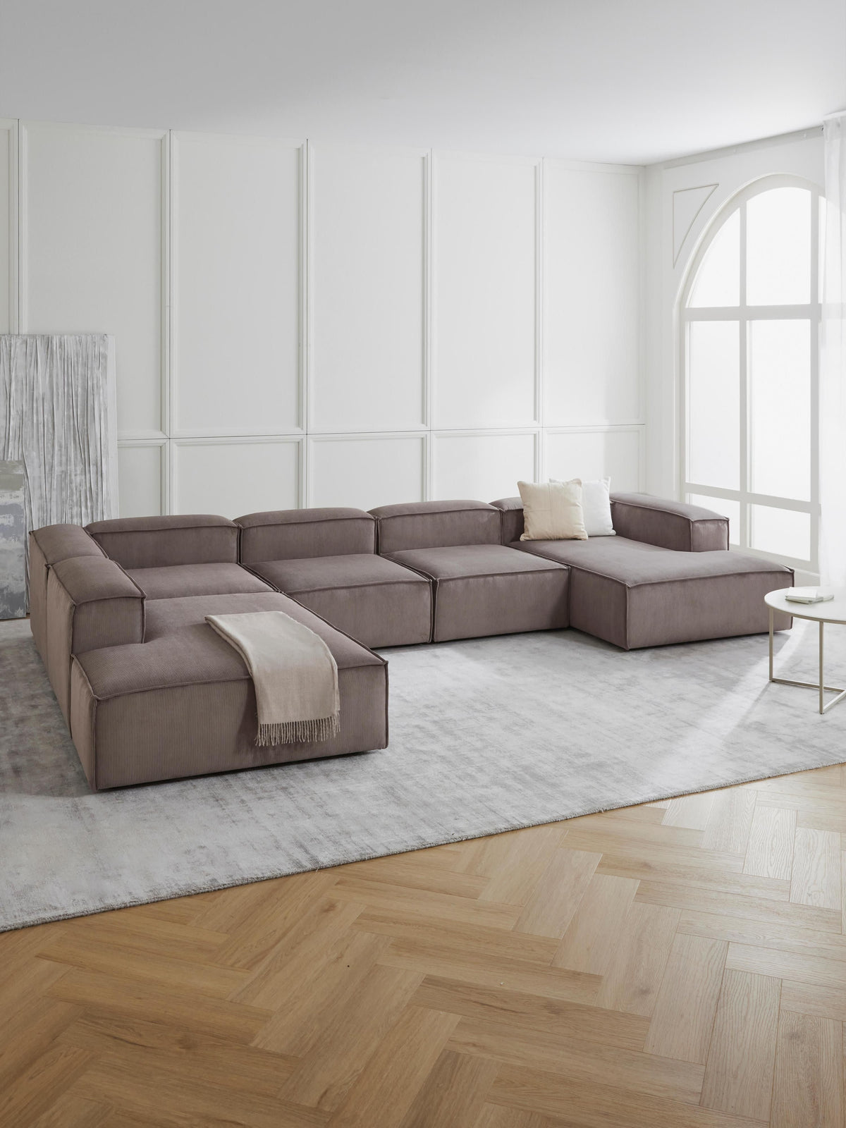Lenfeld Corduroy Ottoman Corner Module