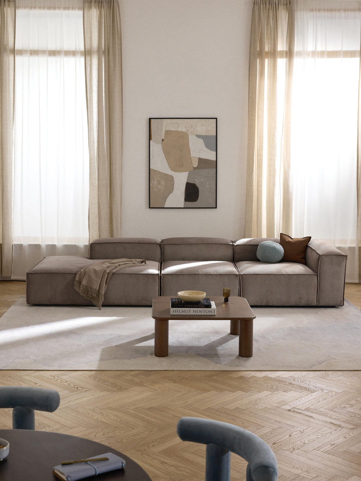 Lenfeld Corduroy Ottoman Module