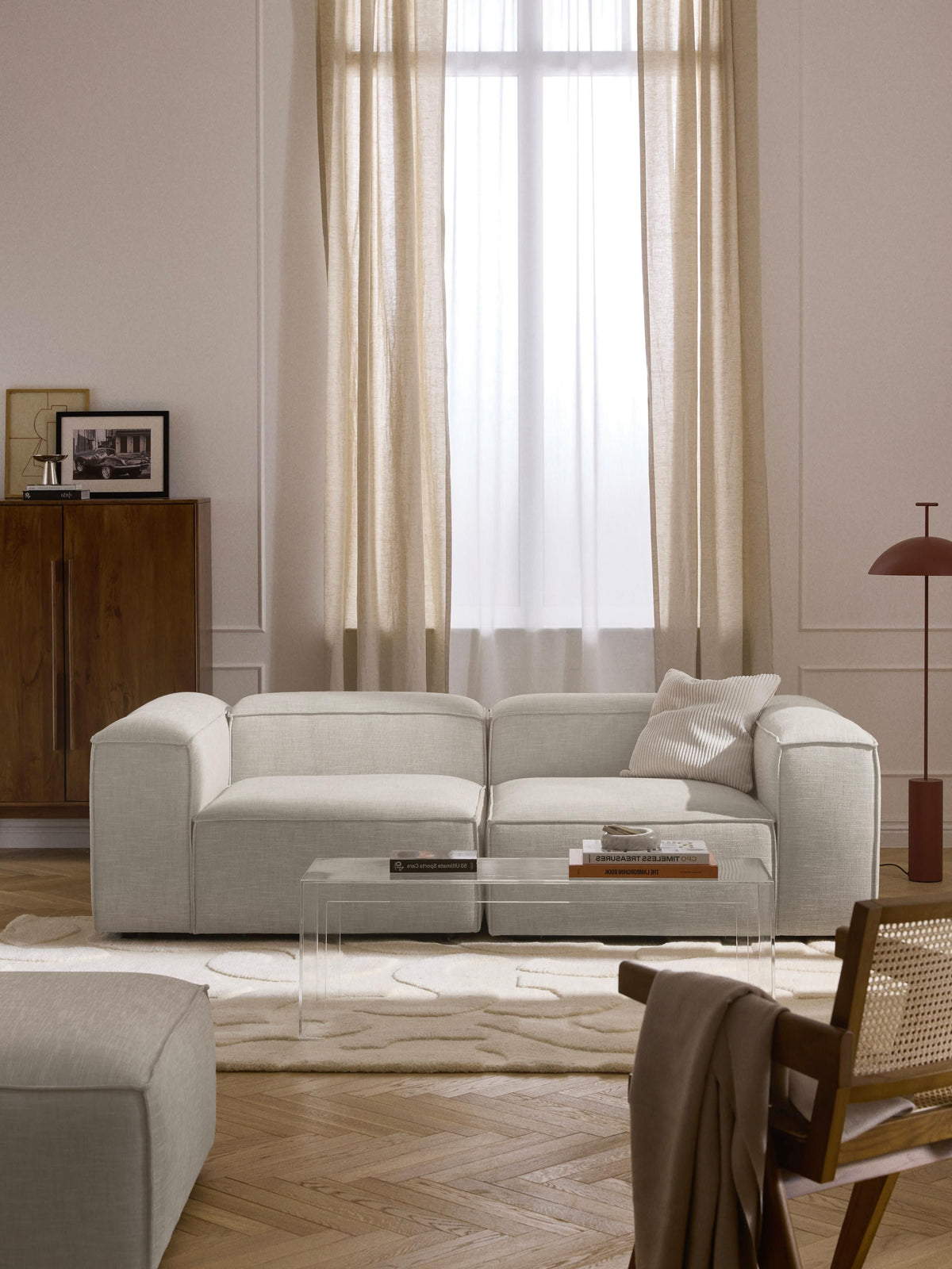 Lenfeld Corner Module in Linen Blend